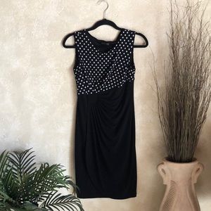 Polka Dot Black Dress